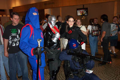 Cobra Commander, Destro, Cobra Soldier, and The Baroness
