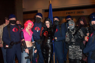 Cobra featuring Zarana, the Baroness, Firefly, and Zartan
